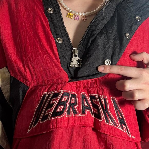 Vintage Starter Men's Nebraska Windbreaker Jacket - Picture 6 of 7